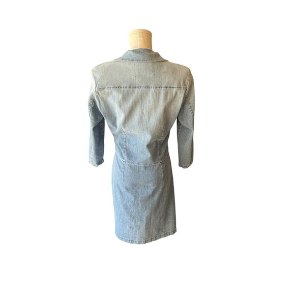RETROFÊTE - NWT Willa Denim Button-Down Mini Dress Sz M - Picture 7 of 12